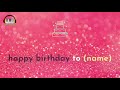 Happy Birthday Song (2 Times) | Mmm De | Venus Electric Piano Instrumental Karaoke or For Editing