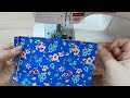 So Easy and Fast sewing 💟 2 ideas making cute pouch and wallet