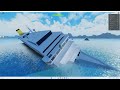 episode 1 sinking boats in ship crash physics roblox