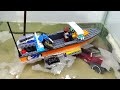 Lego tsunami destroyed a lego city and flooded a train - Dam Breach Experiment