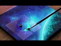 ✨ The Universe that begins with a Blue Dot | Relaxing Acrylic Painting #406