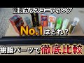 【検証】10年落ちのSUV樹脂パーツに９種類のコーティング剤塗布してみた！