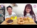 【ミスド】1時間で何個食べれるかいな？🍩みんなの悩みにも答えるょ❕【同性カップル】