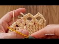 Unique and easy crochet pattern for beginners is unusual for baby blankets and bags. crochet