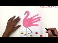 How to Finger Paint Swan | Easy Finger Painting  | Swan Painting Finger | Crafts At Ease