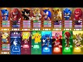 All Characters Megamix | Sonic The Hedgehog 🔵 Sonic Prime 🔴 Minions 🟡 Knuckles | TilesHop