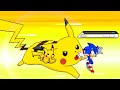 M.U.G.E.N Battle #7: Sonic vs Pikachu at the Green Hill Zone (Watch Mode)