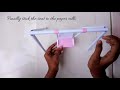 How to make a swing with paper easy | making a jhula with paper| make DIY miniature swing with paper