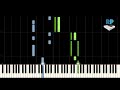 Billie Eilish - When the partys over - Synthesia Piano Tutorial