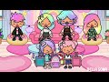 I Was Adopted By A Rainbow Hair Family 🌈 | All Parts | Sad Story | Toca Life Story | Toca Boca