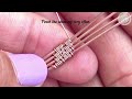 Wire Weaving Tutorial || How to weave for beginners  #weaving #howtoweave