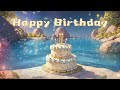 Happy Birthday Song and Background | Starry Night Theme 4