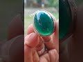 good material bacan from indonesia with silver ring #rock #bacan #shorts