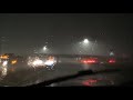 Driving Into Microburst Thunderstorm Indianapolis (4/8/2020)