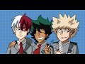 BNHA Boyz Speedpaint! --Todoroki, Deku, and Bakugou--