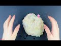 Strawberry Bear🐻🍓Slime Mixing Random With Piping Bag & Makeup Eyeshadow|GLITTER Slime | ASMR