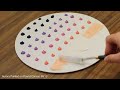 Acrylic Painting on Round Canvas Compilation｜Acrylic Painting Collection｜Satisfying Relaxing Video