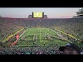 Team entrance - Notre Dame vs Ohio State 9/23/23