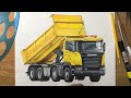 Drawing SCANIA Dump Truck