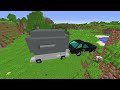 Mikey and JJ Built a House Inside a Car Trailer in Minecraft (Maizen)