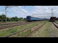 ЧС4-208 сигналит с поездом №282 Хмельницкий-Геническ