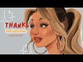 Digital Painting Timelapse of Sabrina Carpenter because I'm obsessed