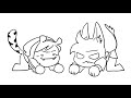 badboyhalo and quackity do growl battle //mcyt animatic