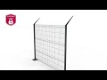 How to set up fencing panels with Bekafix posts | Betafence