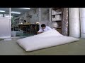 Amazing Japanese Futon Manufacturing Process! The superb craftsmanship of futon makers