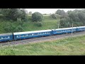 ВЛ80т с поездом 120 Львов-Запорожье следует по S-образному участку