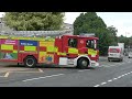 Next Generation Fire Appliance Responding to unknown incident using lights and sirens