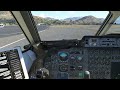 Flying the updated JustFlight BAe 146 from Queenstown to Mount Cook in Flight Simulator