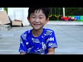 Yejun Car Toy Racing Play with Dad | Fun Story for Kids
