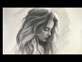 How to draw portrait a sad girl || easy drawing