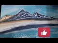 How to Draw Mountains with Soft Pastels/Mountains Landscape / Drawing Artist By Passion