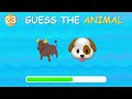 Guess The Animal By Emoji 😺🐶 | Animal Emoji Quiz 2024 | #quiz