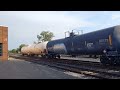 CSX 4018 Leads a Depew Lancaster & Western Railroad 1804 North to Niagara Falls