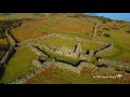 Abandoned Village Carlingford Ireland 4K Drone View