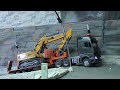 RC TRUCK ACCIDENT | HEAVY TRUCK  ACCIDENT AT THE CONSTRUCTION SITE |  RC LIVE ACTION