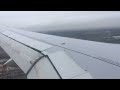 Rainy and a bit bumpy approach into LHR