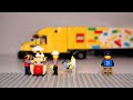 Lego City 60440 Yellow Delivery Truck Speed Build