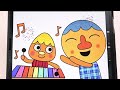 How To Draw Super Simple Songs 3 / easy drawing, coloring Pages