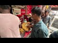 eating Level 3000 North Indian Street Food 😍 Gupta G Chole Bhature, Bachulal Paneer Pakora, Sabudana