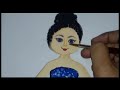 thumb painting / thumb painting doll ideas / thumb painting drawing / #06