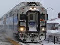 AMT Commuter Trains in Dorval,Quebec !