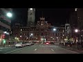 Philadelphia 4K - Winter Night Drive