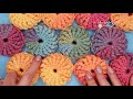 Crochet YoYo Puff 3D Motif (Crochet Macarons) & How to Join Them