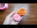 Whole Ribbon Rose - Ribbon Flowers - How to make an easy ribbon rose