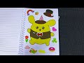 [ToyASMR] Decorate with Sticker Book Hello Kitty, Kuromi, Melody, Pompompurin paper diy