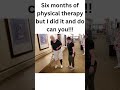 Walk, 8 months after stroke